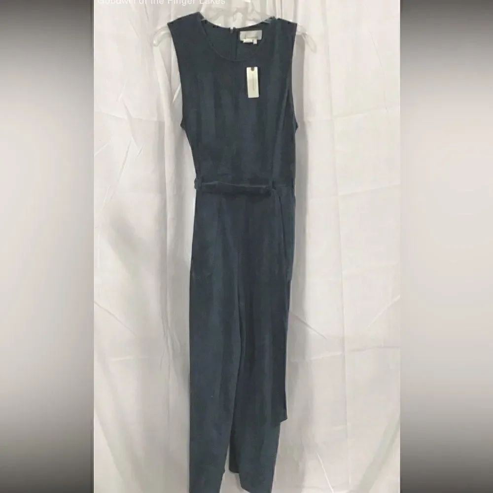 Anthropologie faux suede jumpsuit NWT - Picture 4 of 9